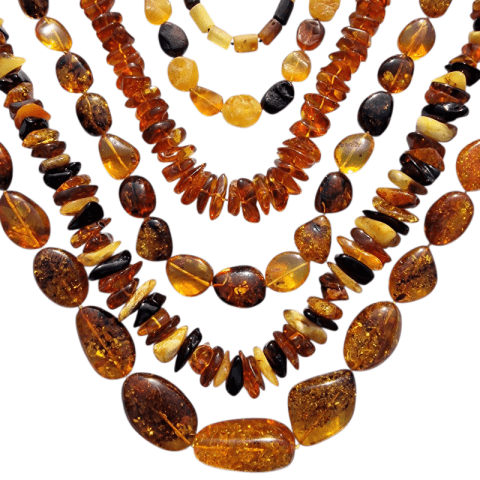 Borostyán nyaklánc