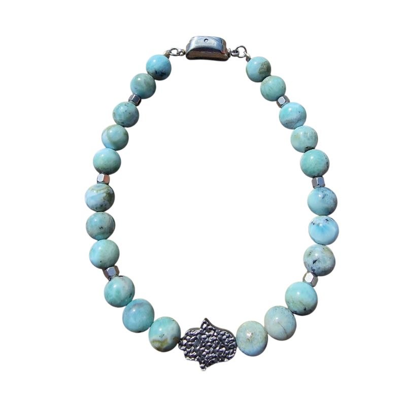 Larimar karkötő hematittal - Image 2