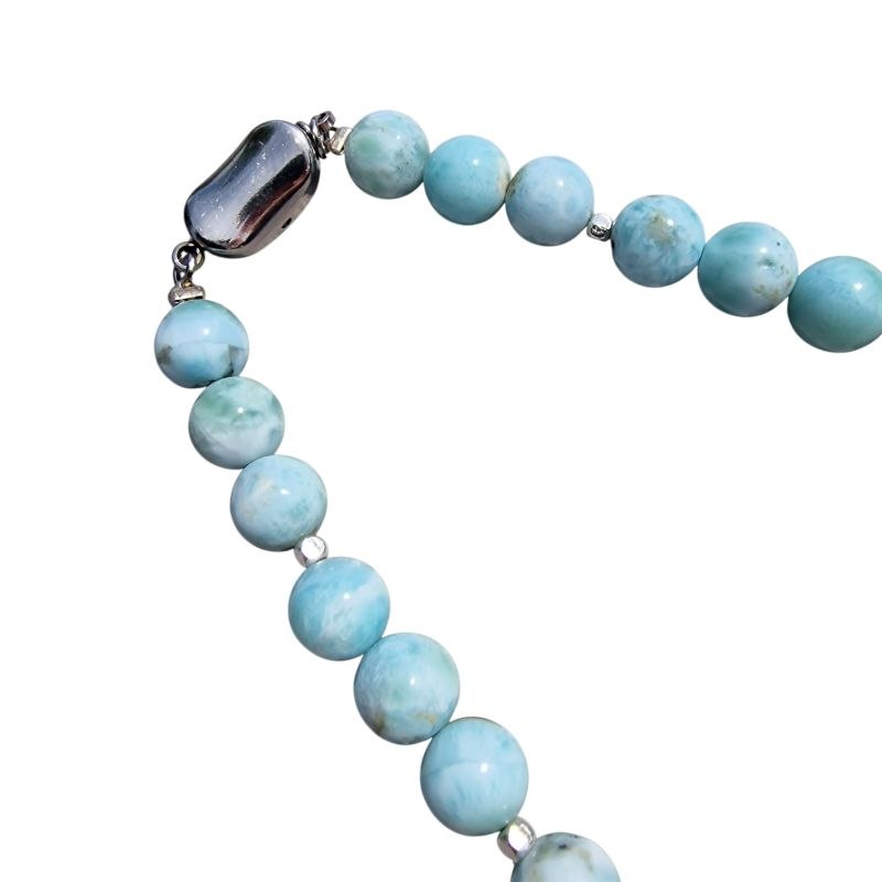 Larimar nyaklánc Fatima keze medállal - Image 3
